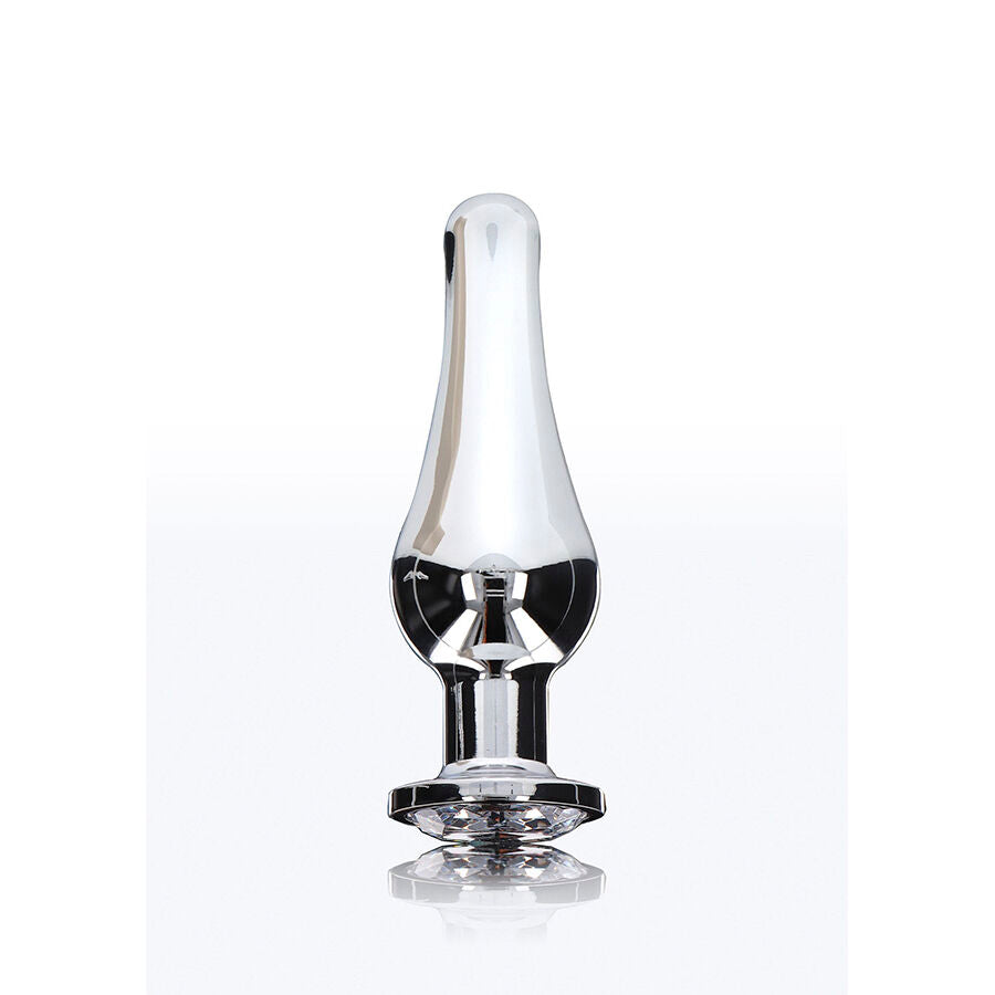Toyjoy Anal Play Diamond Bum Bijou Small Anal Plug — Silver metal