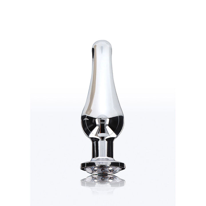 Toyjoy Anal Play Diamond Bum Bijou Small Anal Plug — Silver metal