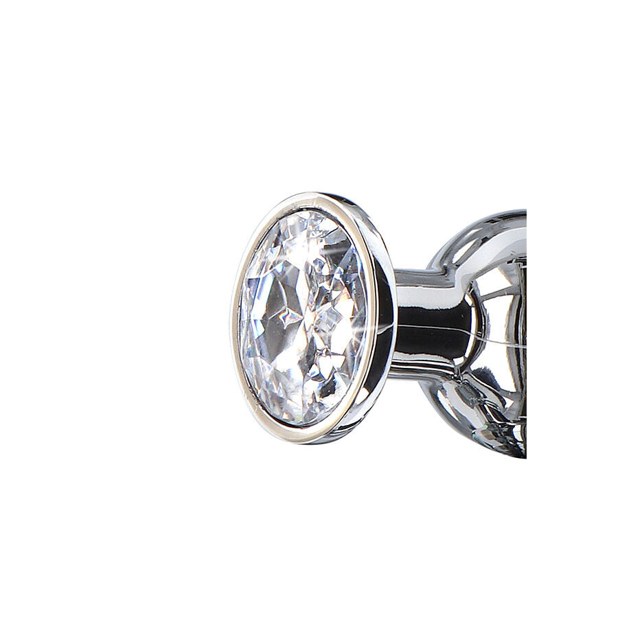 Toyjoy Anal Play Diamond Bum Bijou Small Anal Plug — Silver metal