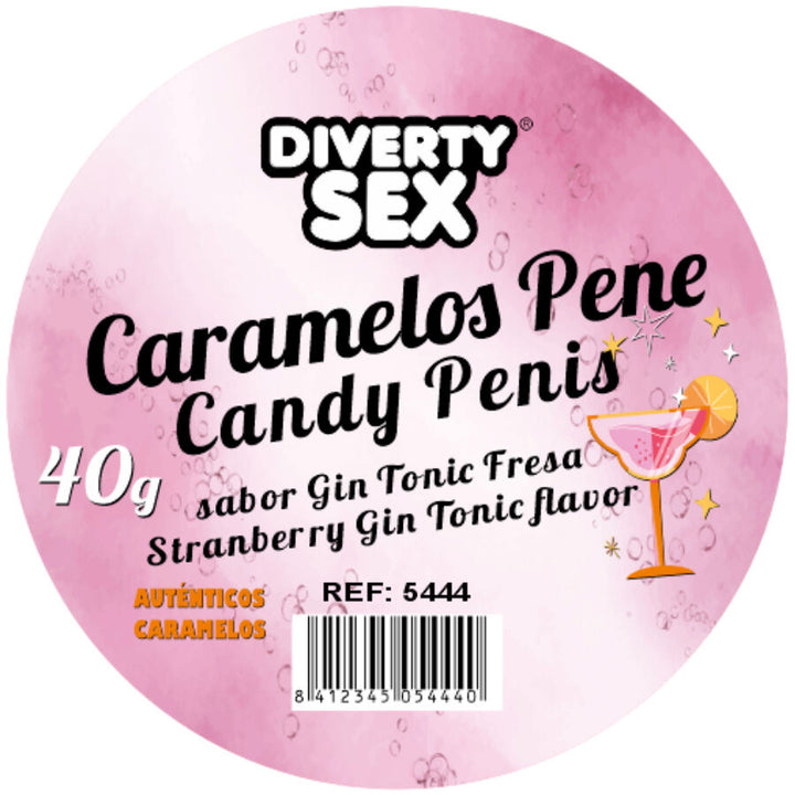 DIABLO PICANTE - 20 GIN &amp; TONIC FLAVORED PENIS CANDIES