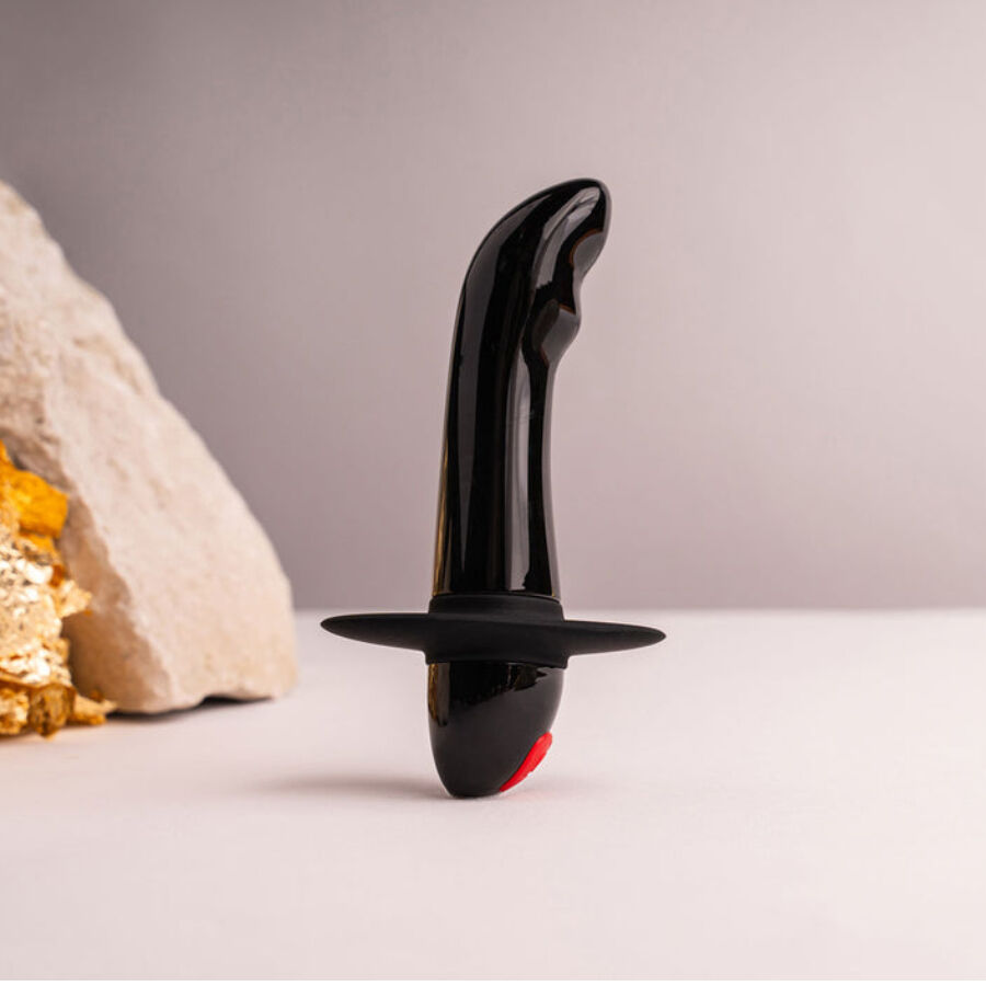 Quest Prostate Bullet Prostate Vibrator Black — Black silicone