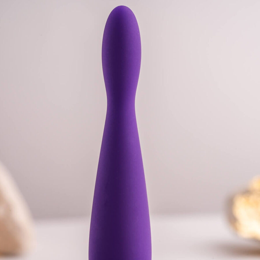 Petite Sensations Teazer Anal Plug Vibrator — Purple silicone