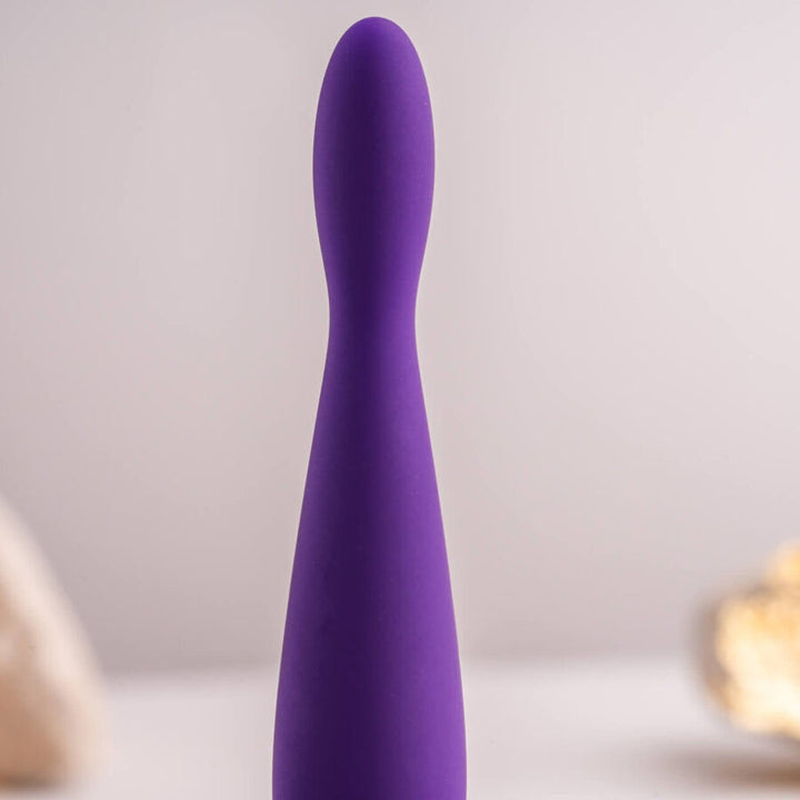 Petite Sensations Teazer Anal Plug Vibrator — Purple silicone