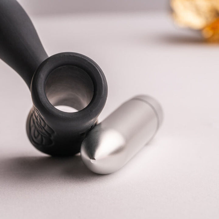 Petite Sensations Teazer Anal Plug Vibrator Black — Black silicone