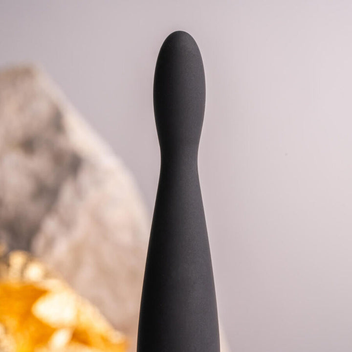Petite Sensations Teazer Anal Plug Vibrator Black — Black silicone