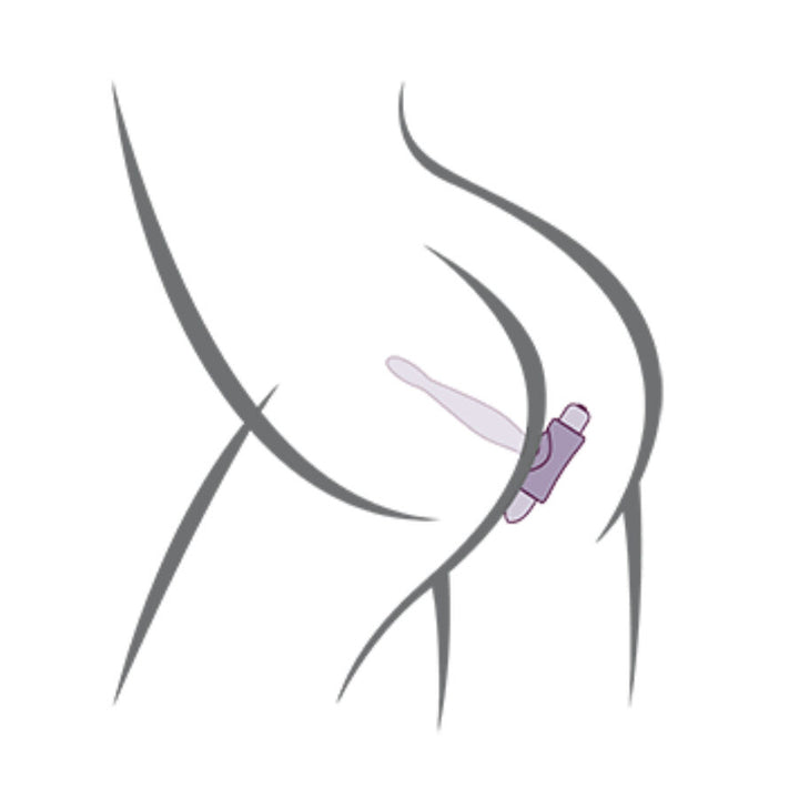 Petite Sensations Teazer Anal Plug Vibrator Black — Black silicone