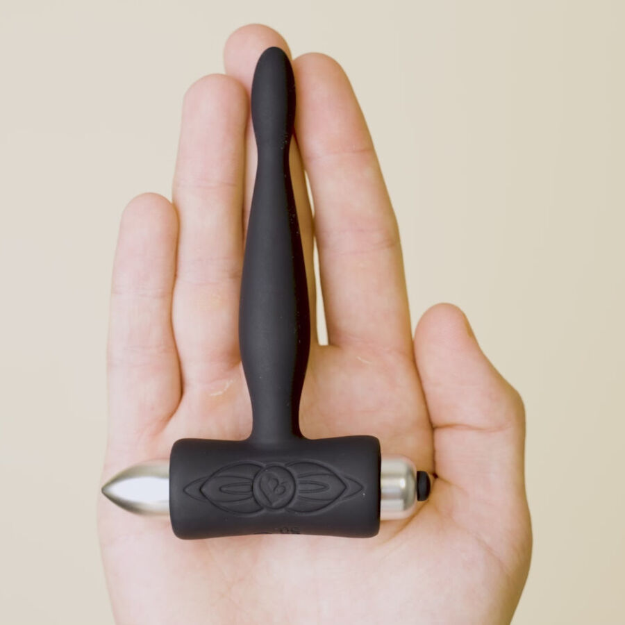 Petite Sensations Teazer Anal Plug Vibrator Black — Black silicone