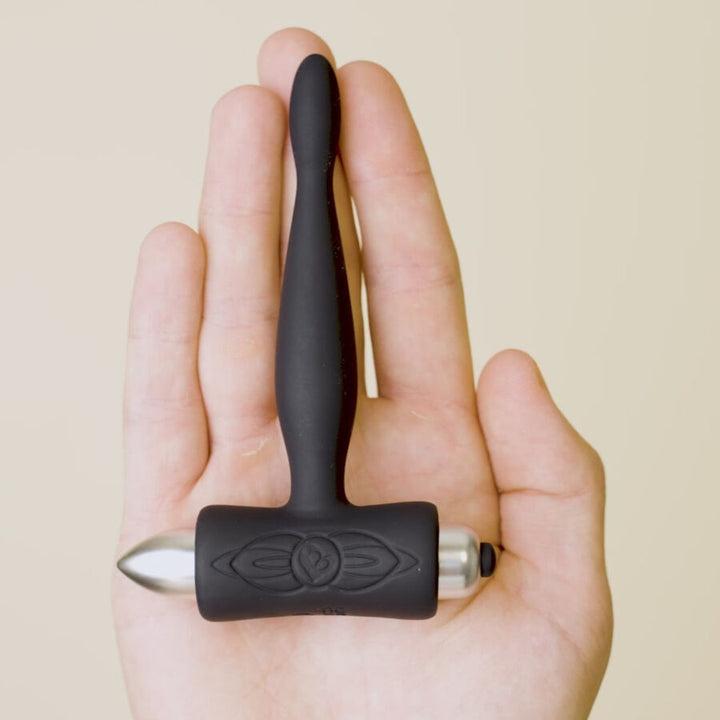 Petite Sensations Teazer Anal Plug Vibrator Black — Black silicone