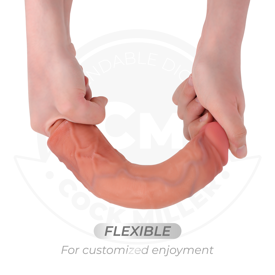 Cock Miller Realistic Dildo With Suction Cup And Vibration — Skin · Silicone