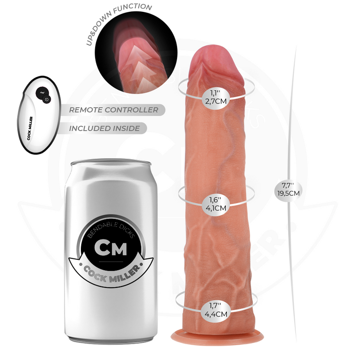 Cock Miller Hyper-Realistic Dildo With Suction Cup And — Skin · Silicone