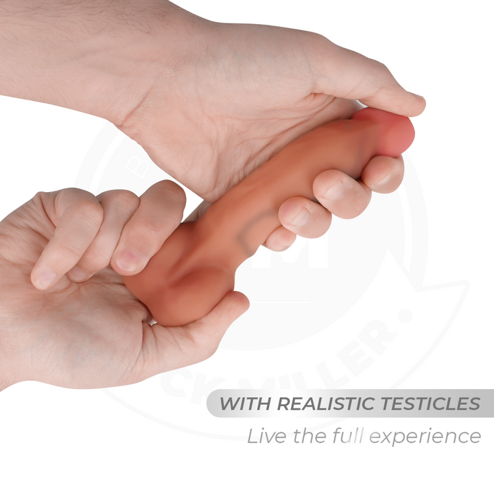 Cock Miller Hyperrealistic Articulable Dildo 14.8 CM — Skin · Silicone