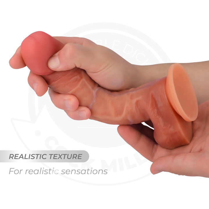 Cock Miller Hyperrealistic Articulable Dildo 19.3 CM — Skin · Silicone