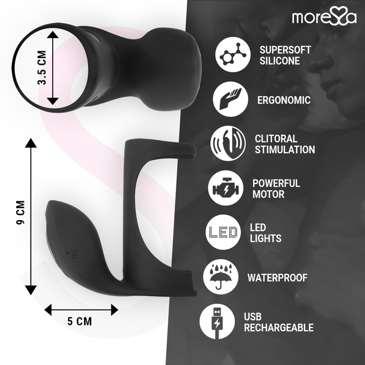 MORESSA - BRANDON VIBRATOR RING WITH COVER