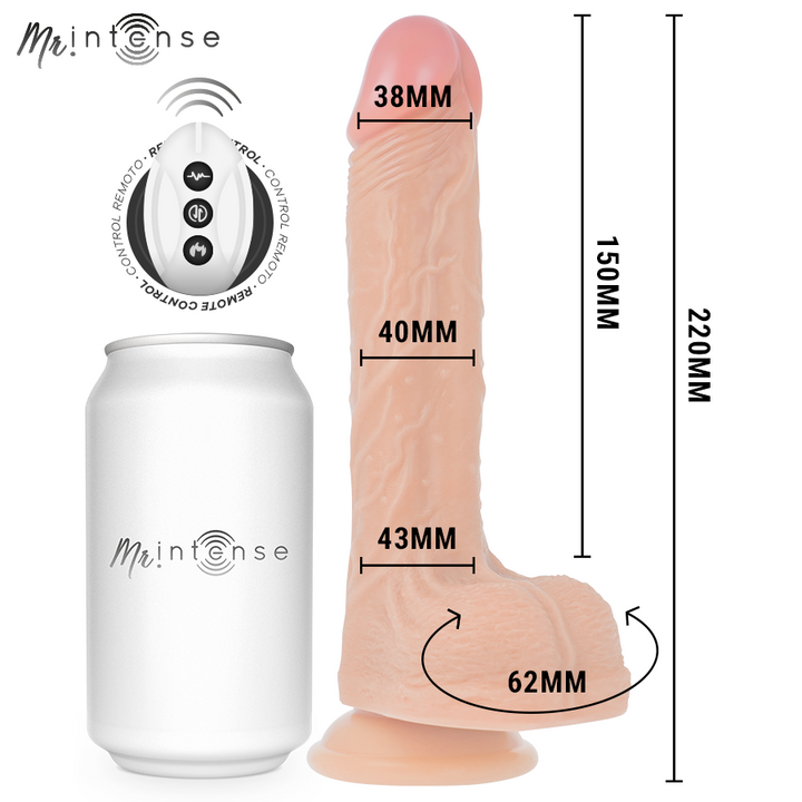 Mr Intense Brosnan Realistic Multifunctional With Vibration — Skin
