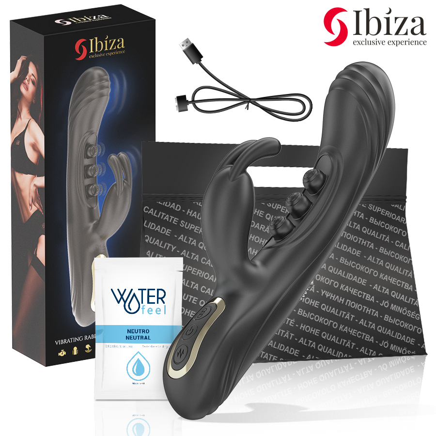 IBIZA - VIBRATING RABBIT WITH PULSATION