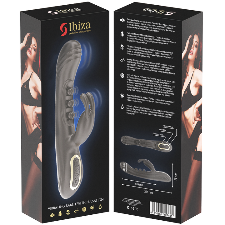 IBIZA - VIBRATING RABBIT WITH PULSATION