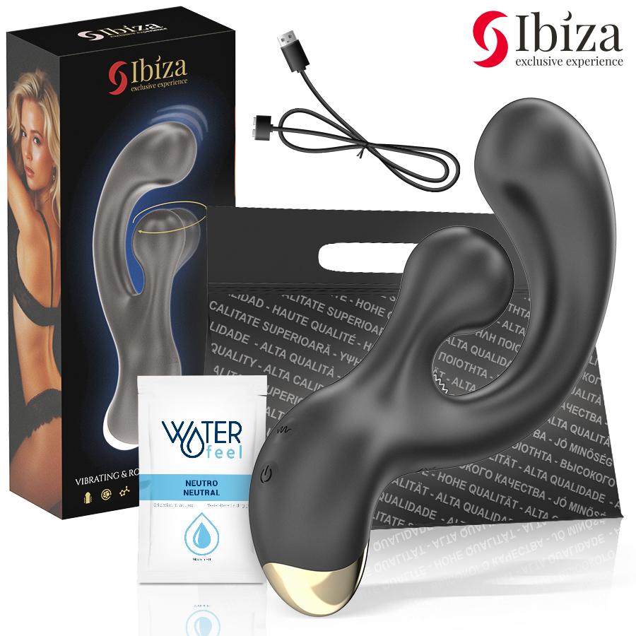 IBIZA - VIBRATING &amp; ROTATING STIMULATOR