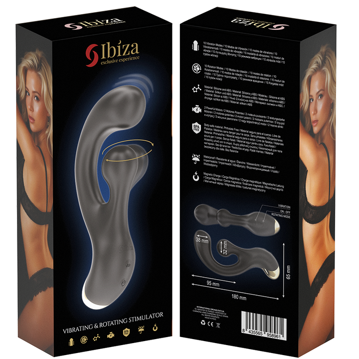 IBIZA - VIBRATING &amp; ROTATING STIMULATOR