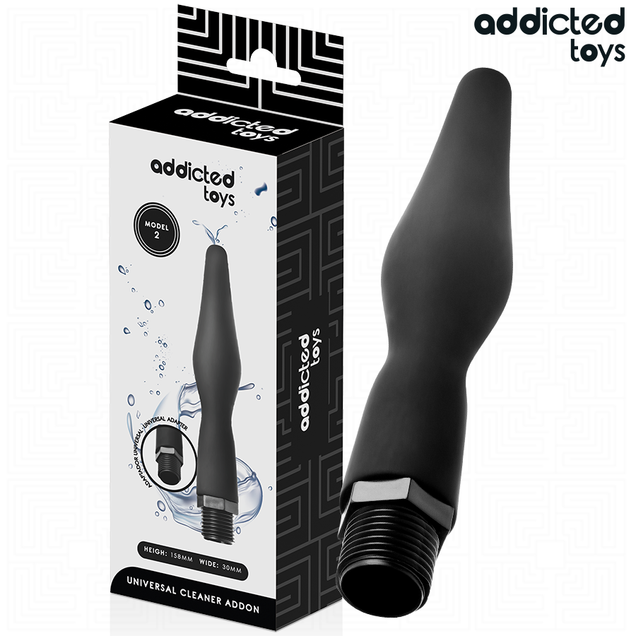 Addicted Toys anal cleaner with universal adapter Model 2