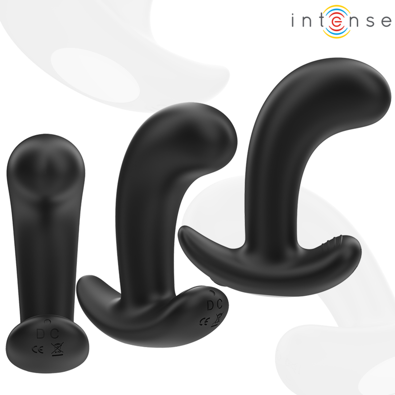 Intense Chandler Anal Plug — Black Silicone