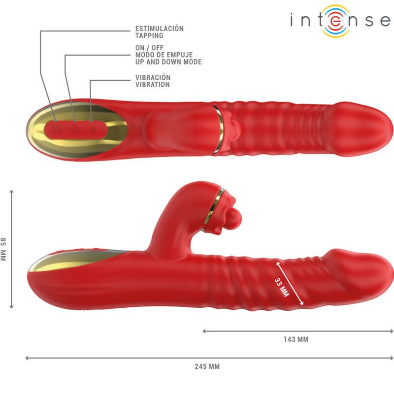INTENSE - THALIA VIBRATION &amp; THRUST &amp; TAPPING RED