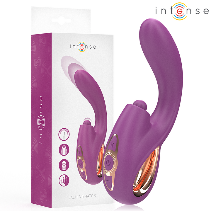 INTENSE - LALI MULTIFUNCTION G-SPOT VIBRATOR TAPPING &amp; THRUST &amp; VIBRATION PURPLE