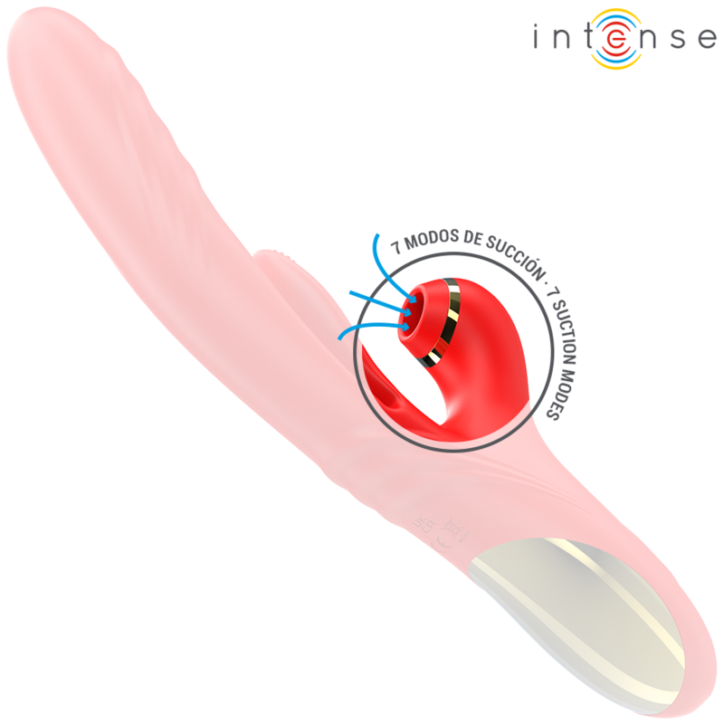 INTENSE - KAROL MULTIFUNCTION VIBRATOR THRUST &amp; STIMULATION &amp; STIMULATING WAVES RED