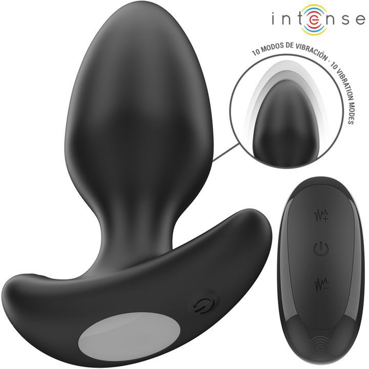 Intense Joey Anal Plug — Black Silicone
