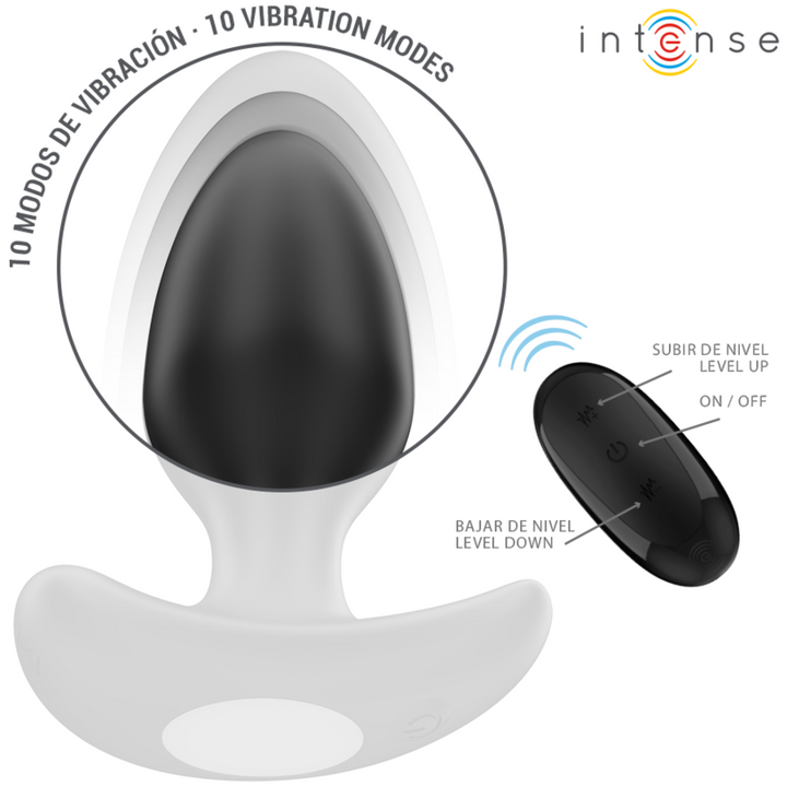 Intense Joey Anal Plug — Black Silicone