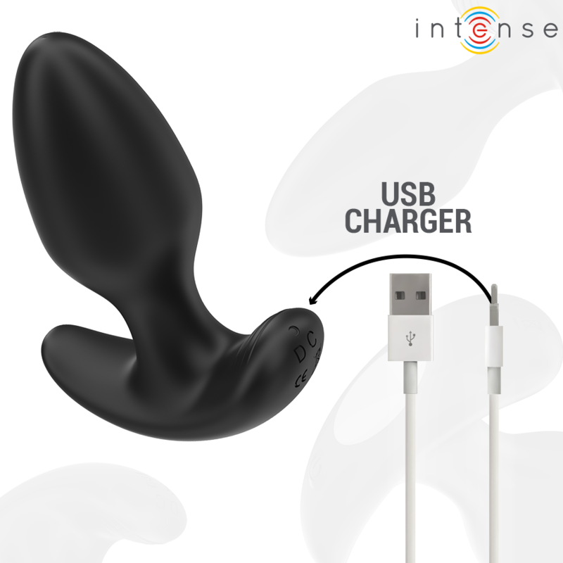 Intense Joey Anal Plug — Black Silicone
