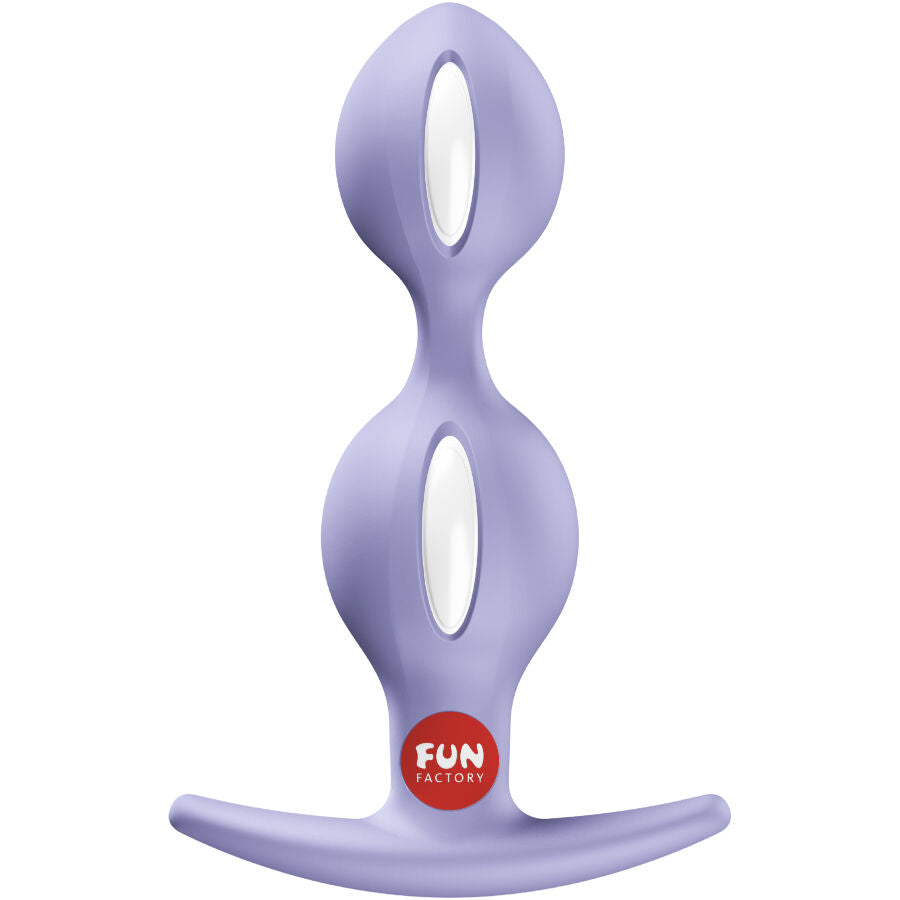 Fun Factory B-Balls Duo Anal Plug Purple — Purple silicone