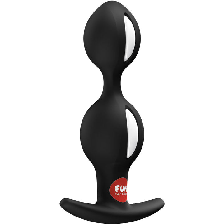 Fun Factory B-Balls Duo Anal Plug Black — Black silicone