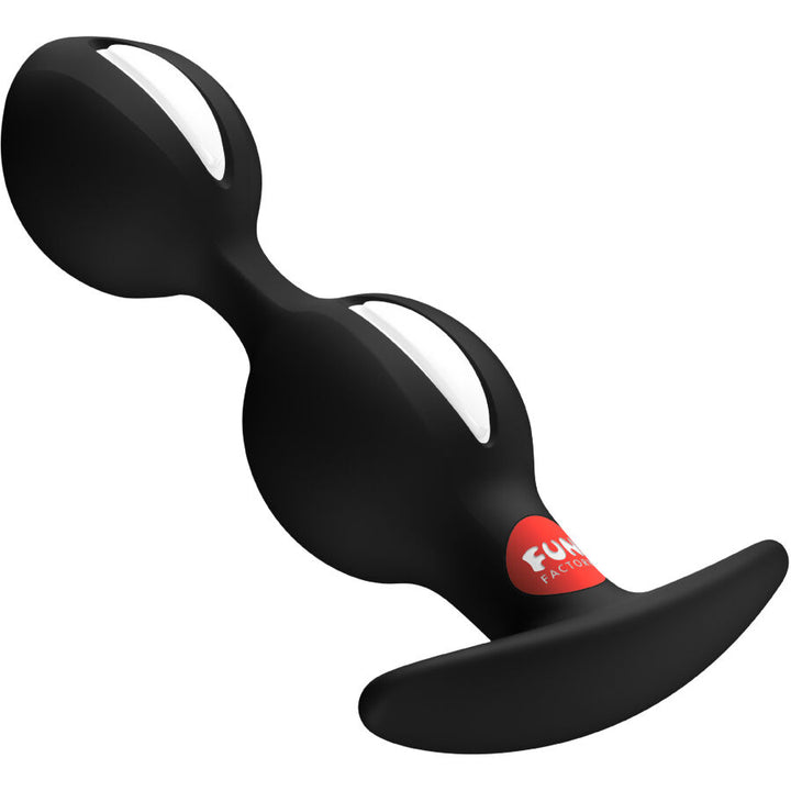 Fun Factory B-Balls Duo Anal Plug Black — Black silicone