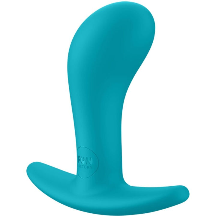 Fun Factory Bootie Anal Plug Size S Aquamarine — Blue silicone