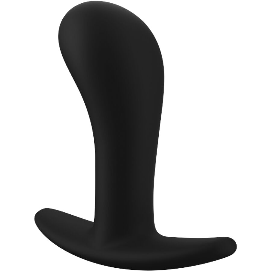 Fun Factory Bootie Anal Plug Size M Black — Black silicone