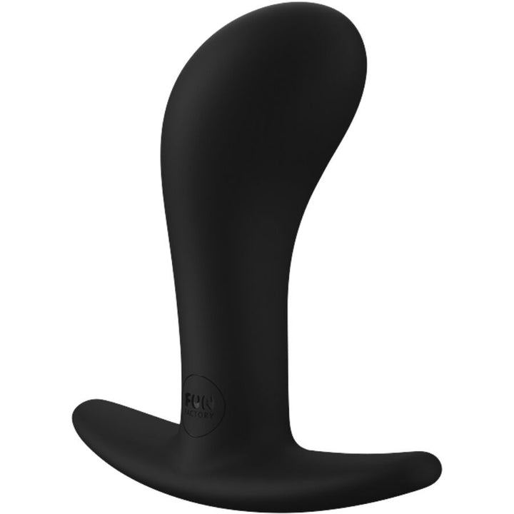 Fun Factory Bootie Anal Plug Size M Black — Black silicone