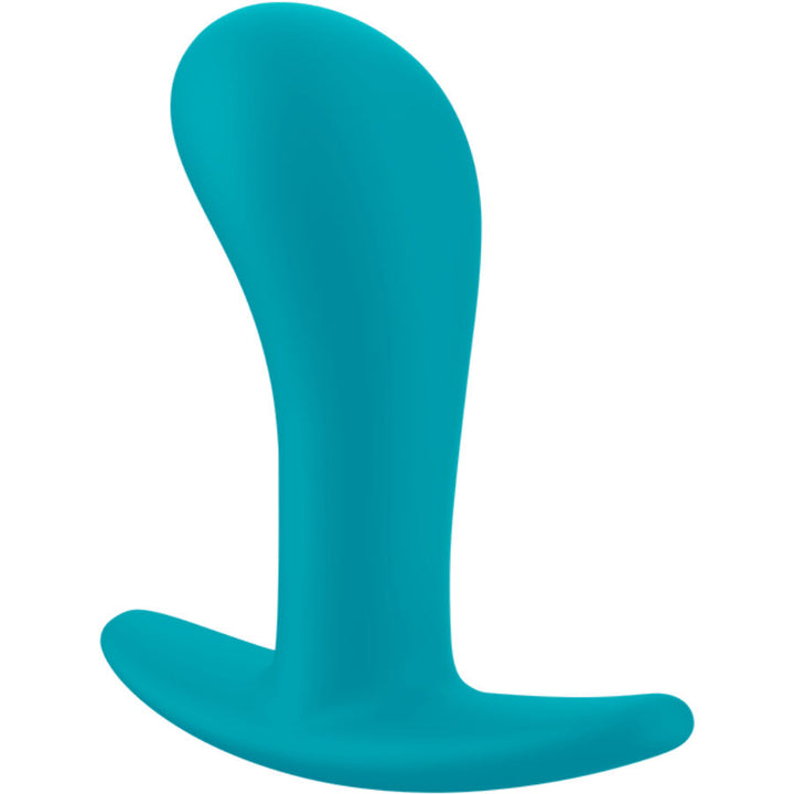 Fun Factory Bootie Anal Plug Size M Aquamarine — Blue silicone