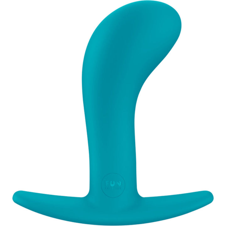 Fun Factory Bootie Anal Plug Size L Aquamarine — Blue silicone