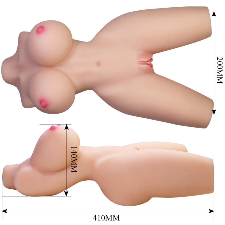 CRAZY BULL - LILY REALISTIC FEMALE TORSO VAGINA AND ANAL 4 KG