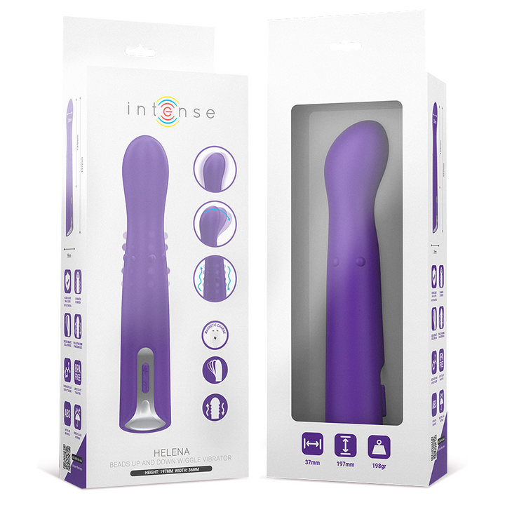 INTENSE - HELENA BEADS UP &amp; DOWN WIGGLE VIBRATOR 13.5 CM