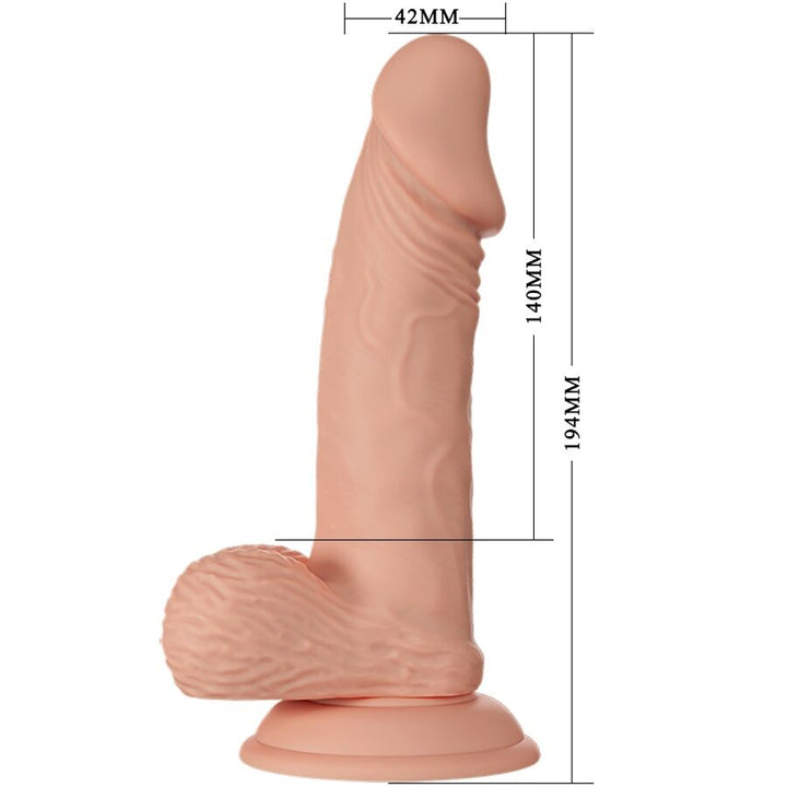 Baile Beautiful - Encounter Zebulon Flexible Realistic Dildo — Skin TPR