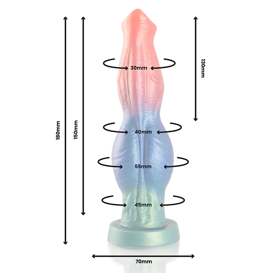 Epic - Arion Dildo Symphony Of Pleasure Rechargeable Remote — Multicolor