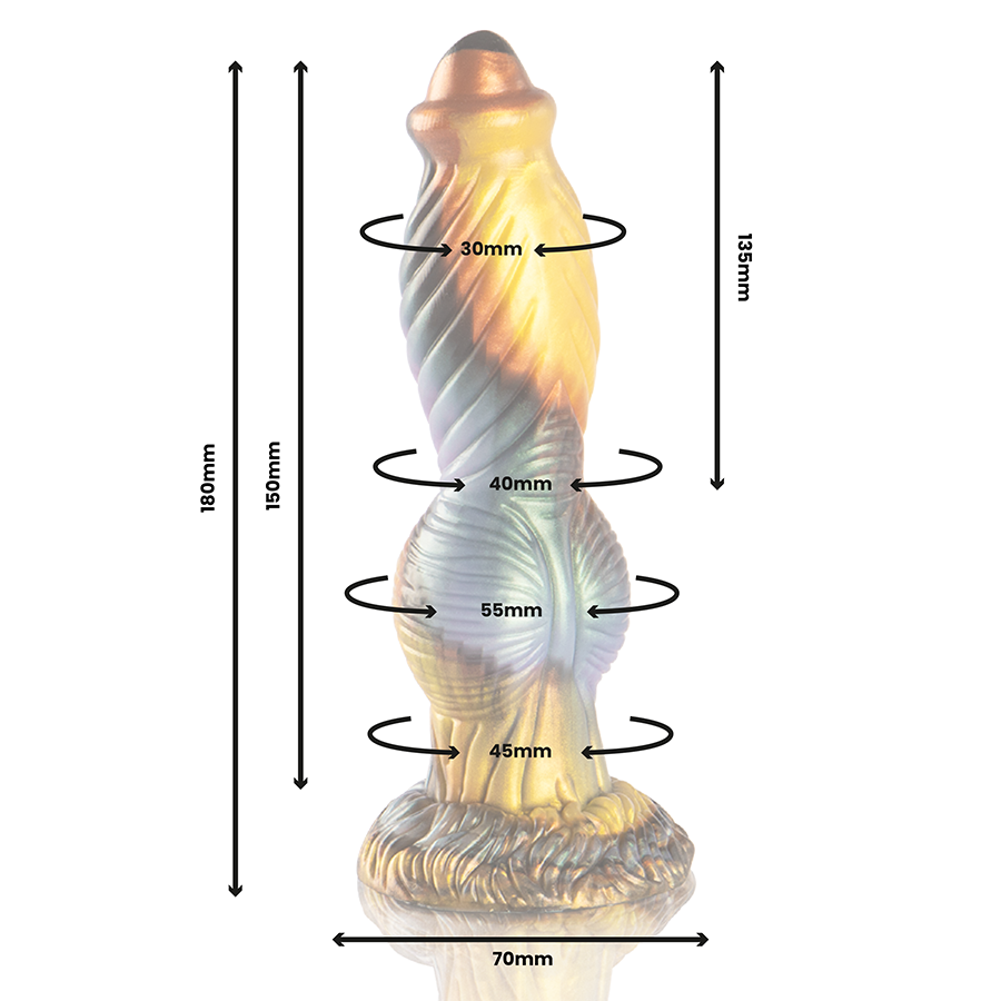 Epic - Phoenix Dildo The Resurgence Of Pleasure Rechargeable — Gold