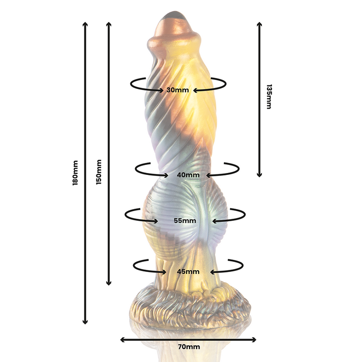 Epic - Phoenix Dildo The Resurgence Of Pleasure Rechargeable — Gold