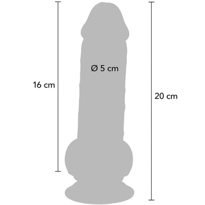 Get Real - Deluxe Realistic Penis With Testicles Extra Thick — Skin TPE