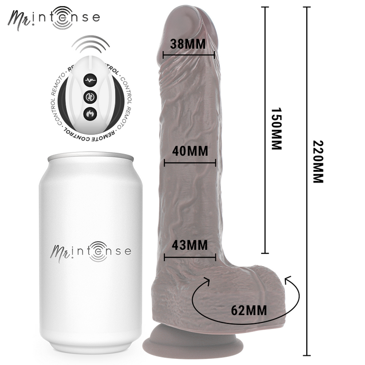 Mr Intense Matt Realistic Multifunction With Vibration Up — Skin
