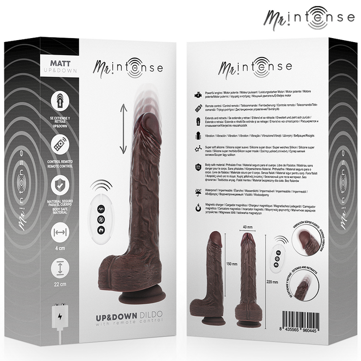 Mr Intense Matt Realistic Multifunction With Vibration Up — Skin
