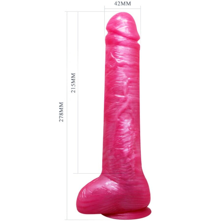 Baile Realistic - Pink Dildo Dong With Suction Cup — Pink PVC
