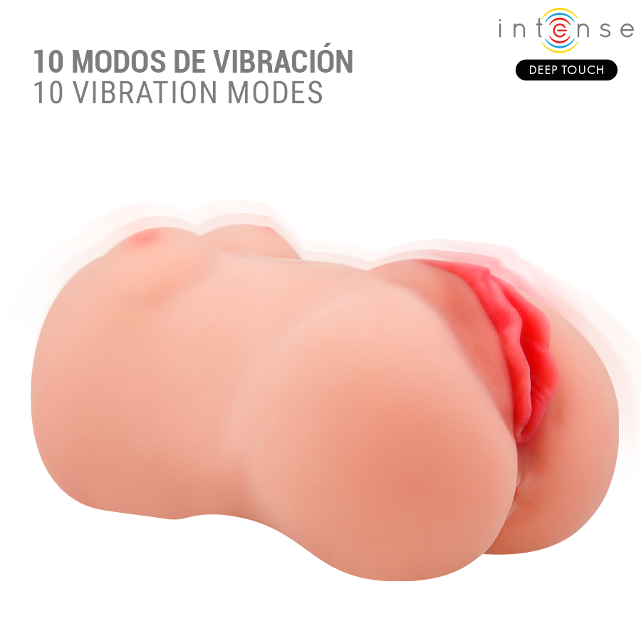 INTENSE DEEP TOUCH - CATHERINE VIBRATOR &amp; SUCTION MASTURBATOR WITH VOICE