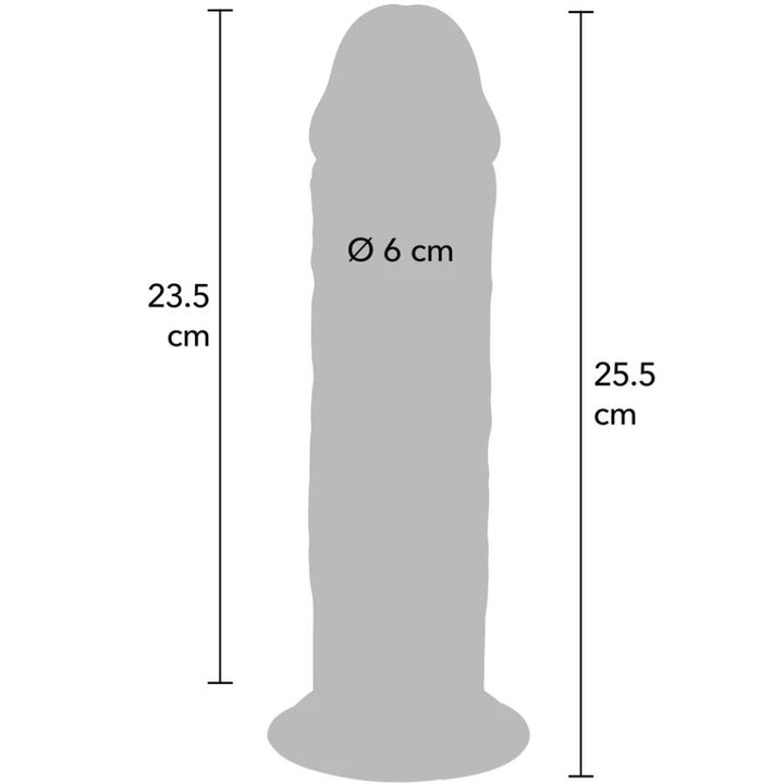 Get Real - Deluxe Thick Double-Density TPE Dong 25.5 CM — Skin TPE
